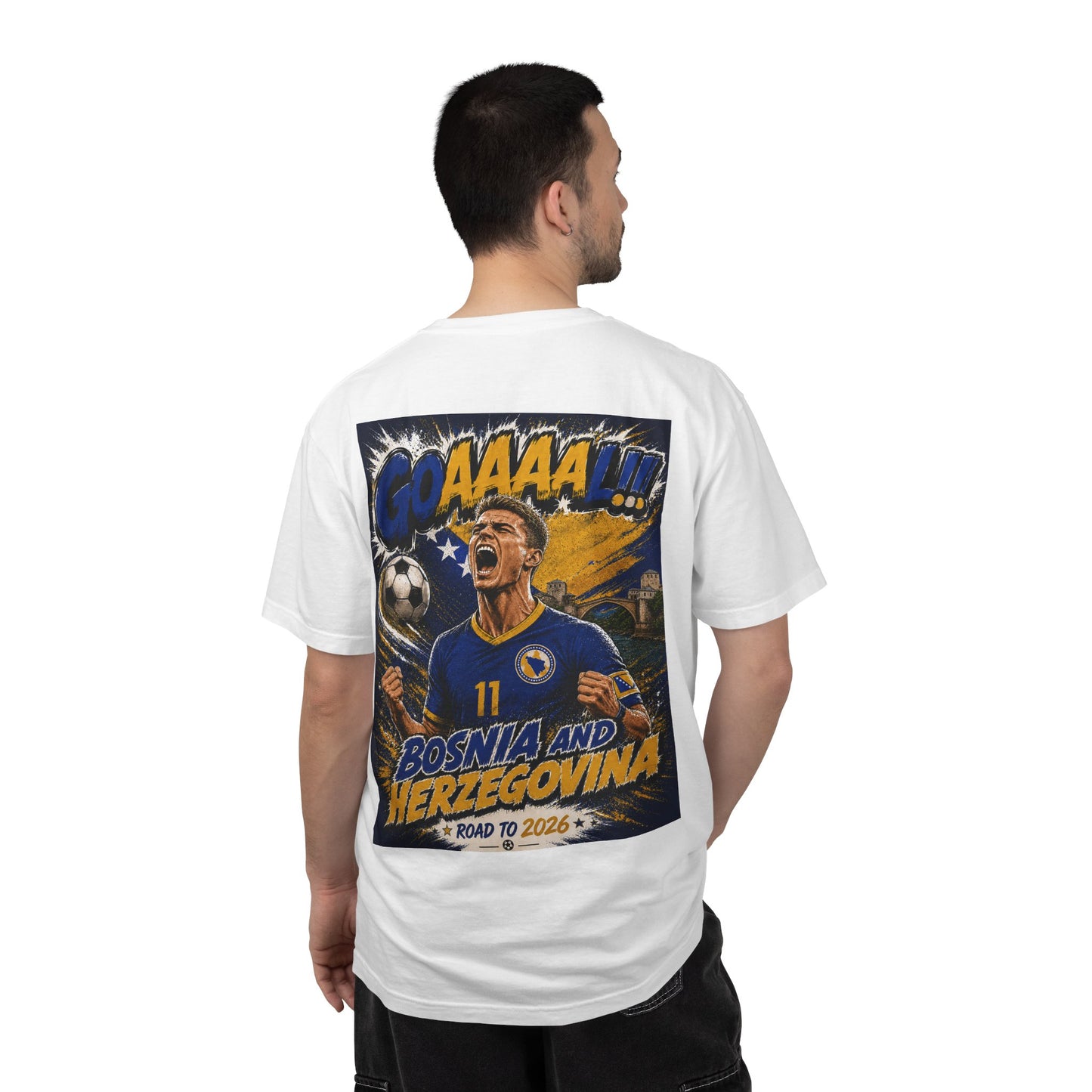 Bosnia & Herzegovina | 2026 Football World Cup Customized Fan T-Shirt