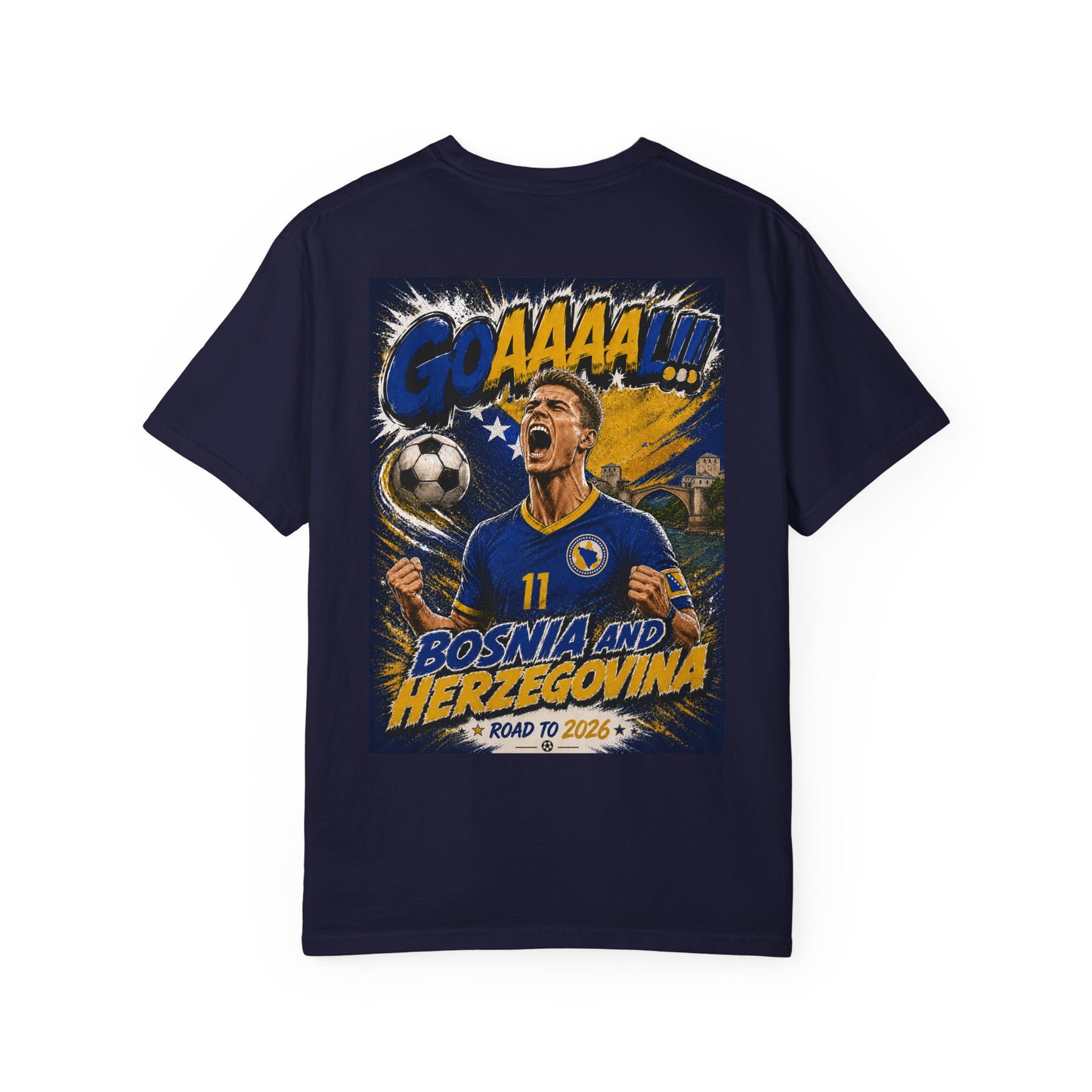 Bosnia & Herzegovina | 2026 Football World Cup Customized Fan T-Shirt