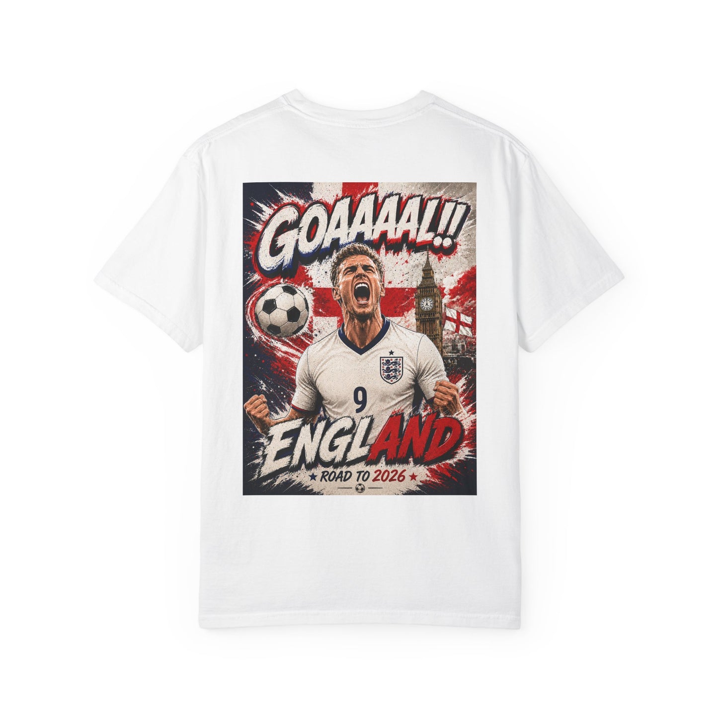 England | 2026 Football World Cup Customized Fan T-Shirt 
