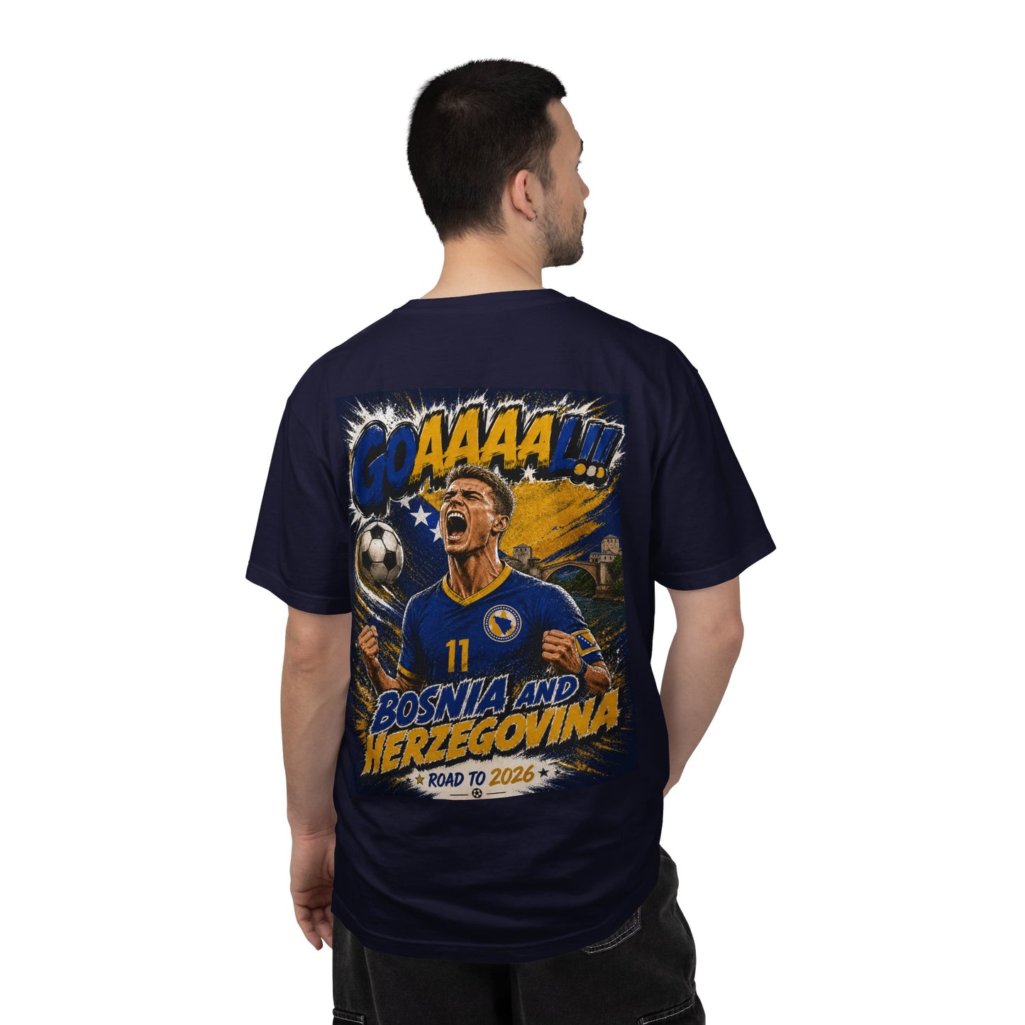 Bosnia & Herzegovina | 2026 Football World Cup Customized Fan T-Shirt