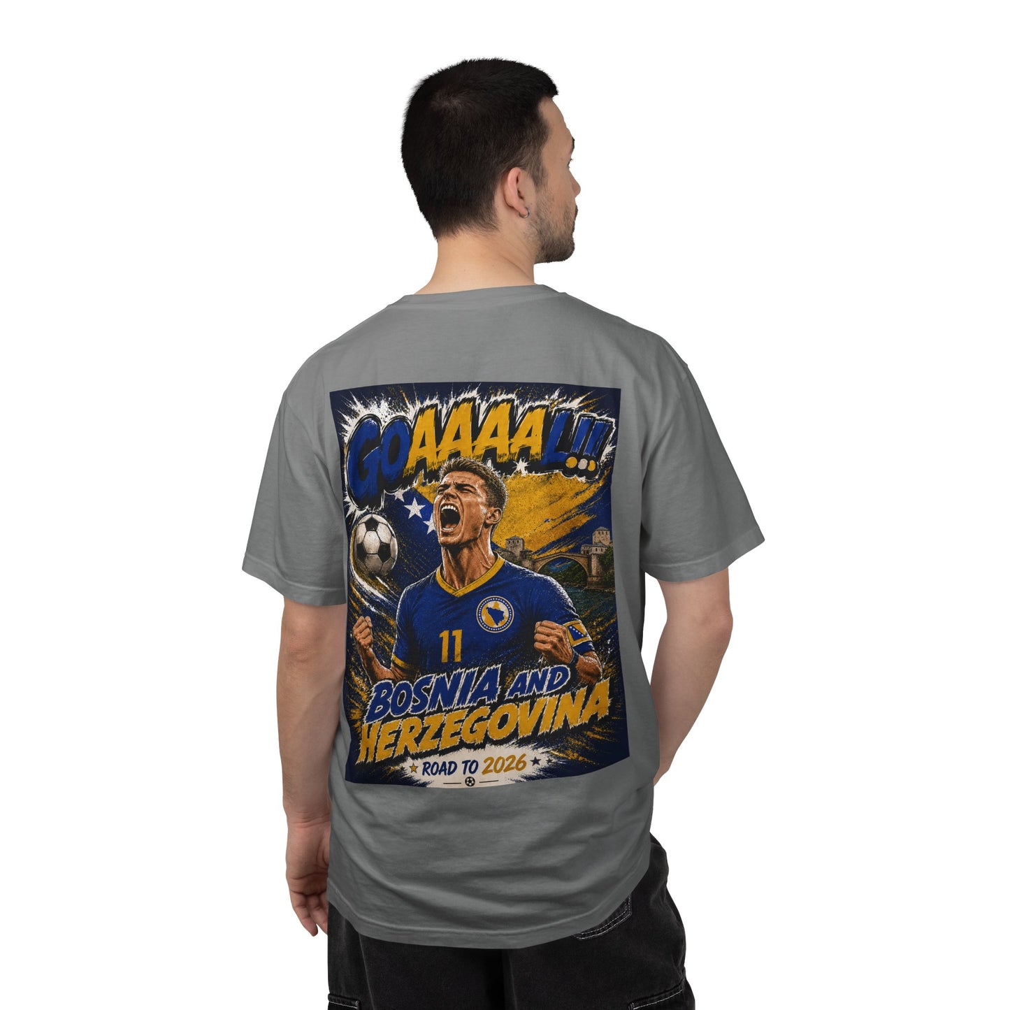 Bosnia & Herzegovina | 2026 Football World Cup Customized Fan T-Shirt