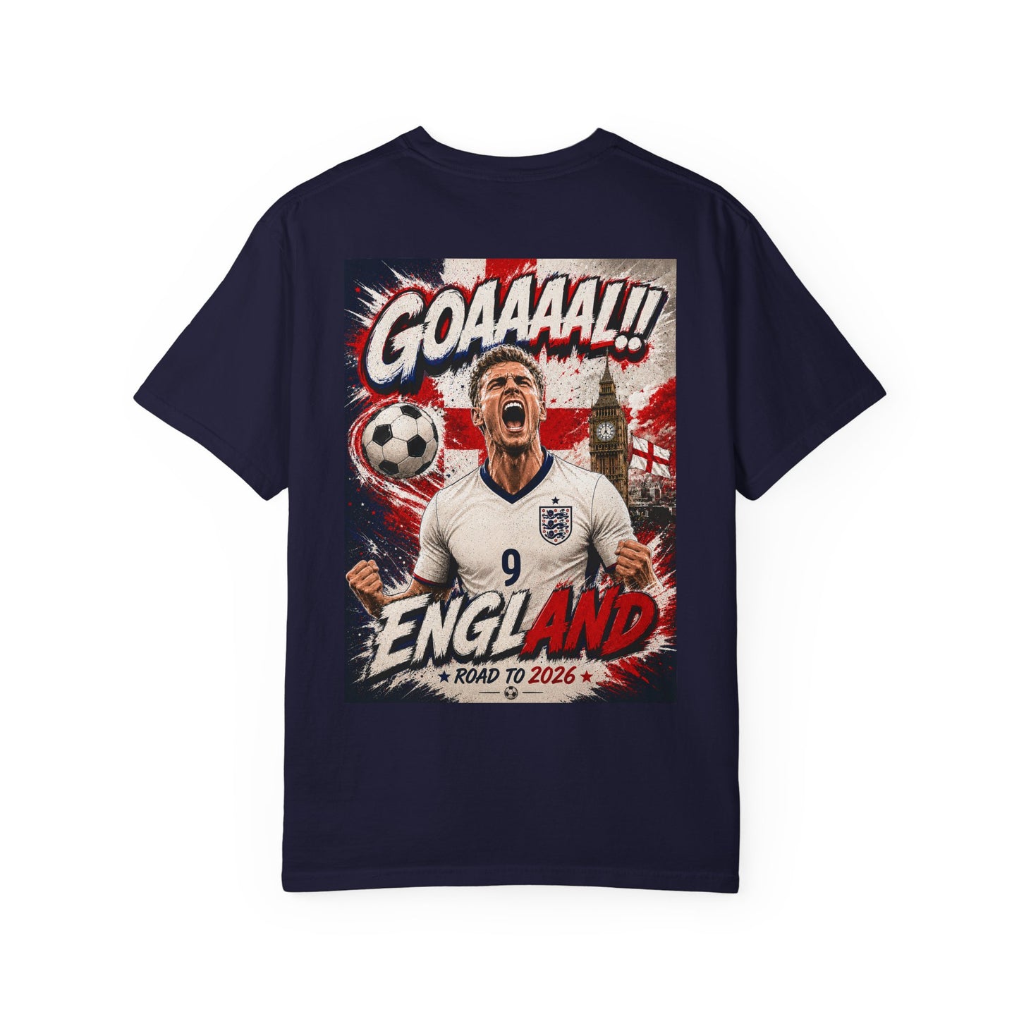 England | 2026 Football World Cup Customized Fan T-Shirt 